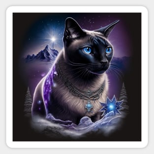 Siamese Cat Protector Sticker